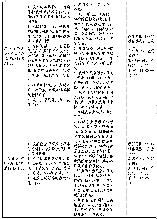 淄博龙工场跨境电子商务有限责任公司招聘公告