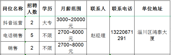 山东沅枫文化传媒有限公司招聘抖音运营,电话销售,销售