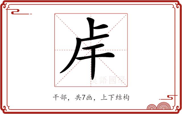 𢆌的部首图片